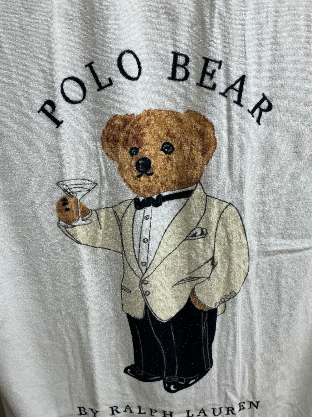 Ralph Lauren Polo Bear Martini Beach Towel